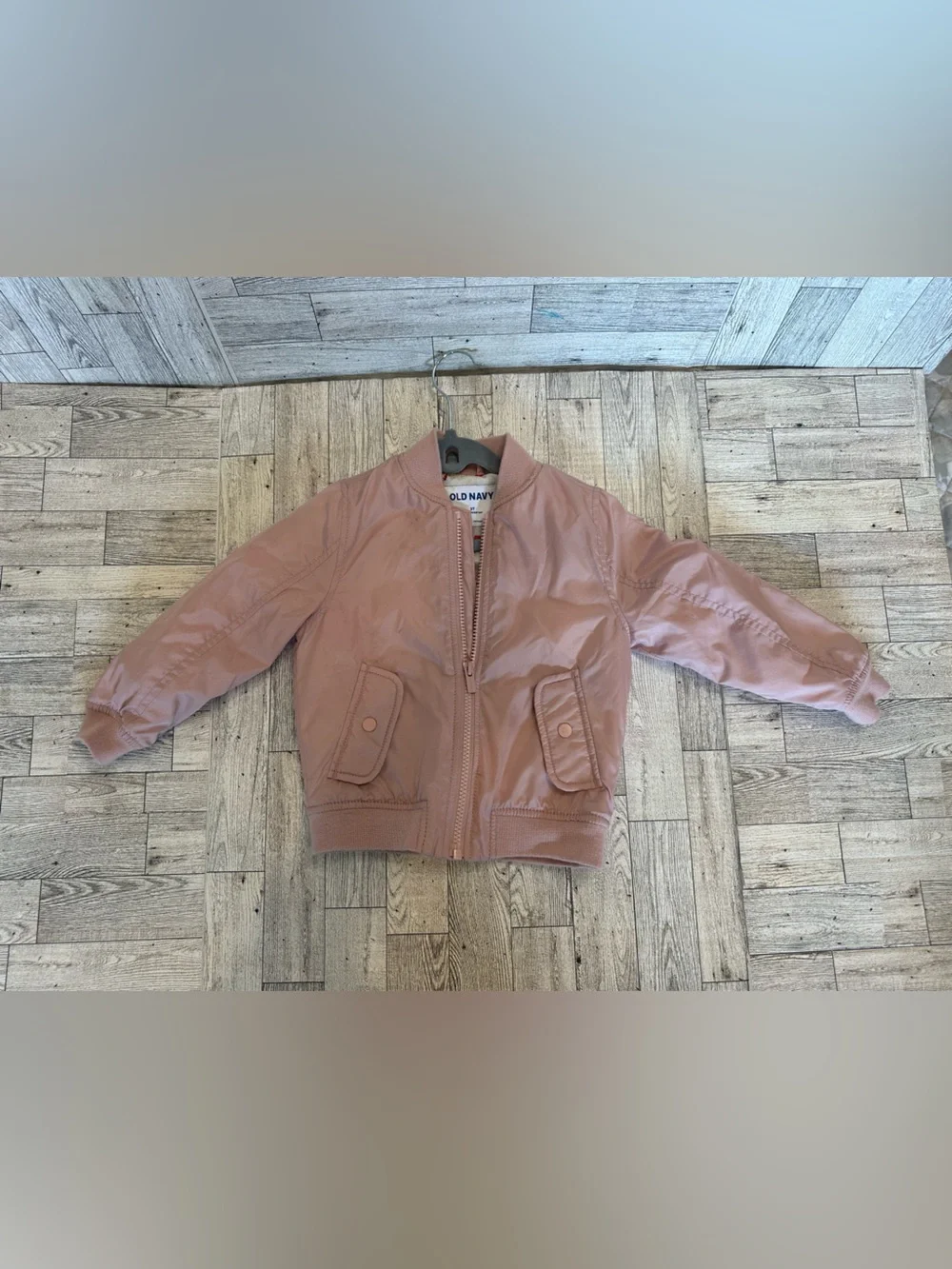 Size 3T Old Navy Girls' Dusty Rose Bomber Jacket